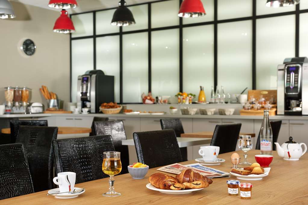 Kyriad Lyon Est Stadium Eurexpo Meyzieu Restaurang bild